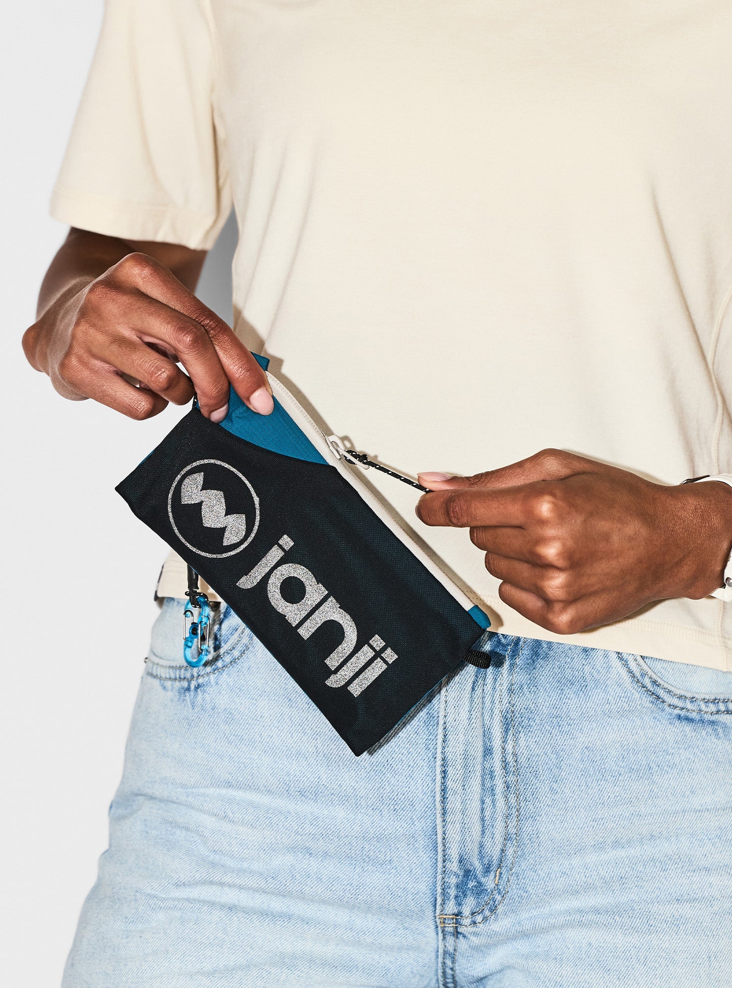 Multipocket Large Zip Pouch